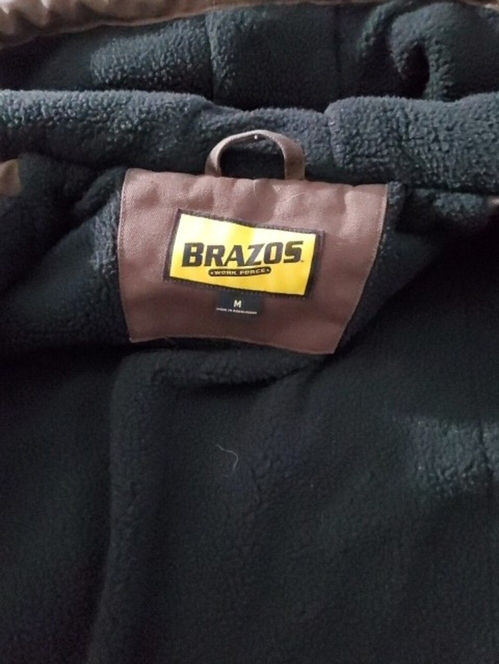 Men's Brown Hooded Field Jacket - Warm Lined Outdoor Coat - Picture 2 of 6